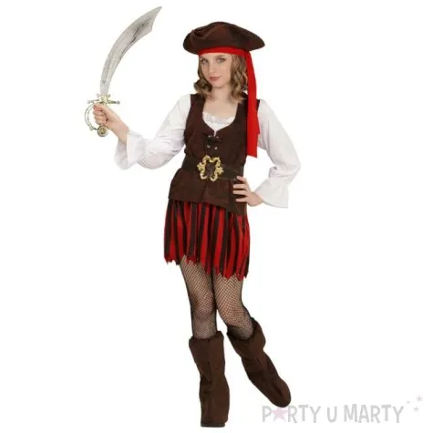 stroj dla dzieci piratka widmann 146 158 cm