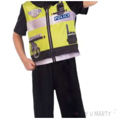 stroj dla dzieci policjant angielski amscan rozm 104 116 cm