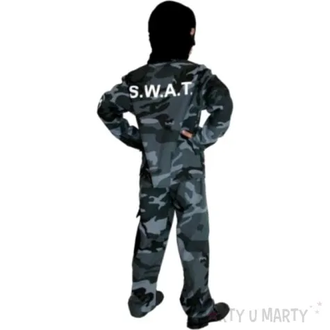 stroj dla dzieci policjant antyterrorysta partytino 146 152 cm