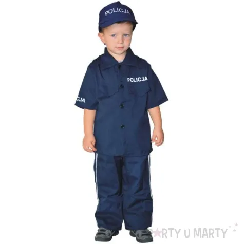 stroj dla dzieci policjant lux arpex rozm 110 120 cm