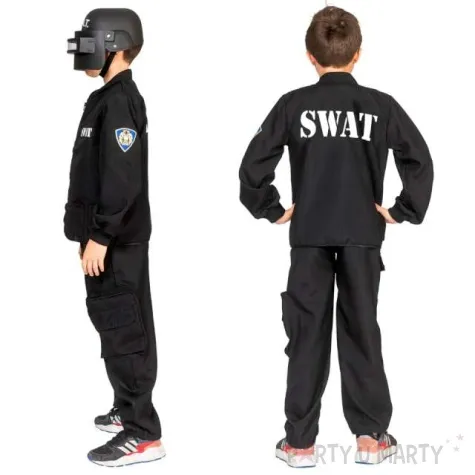 stroj dla dzieci policjant swat funny fashion 140 cm