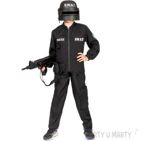 stroj dla dzieci policjant swat funny fashion 152 cm