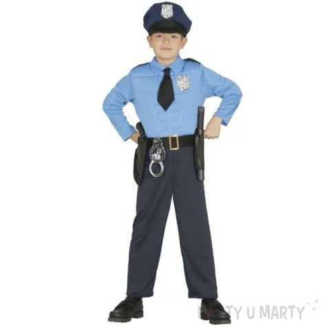 stroj dla dzieci policjant usa guirca rozm 10 12 lat