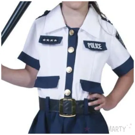 stroj dla dzieci policjantka funny fashion 128 cm