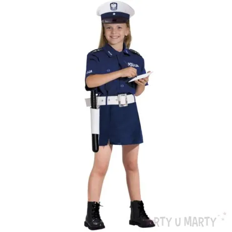stroj dla dzieci polska policjantka artpro rozm 128 cm