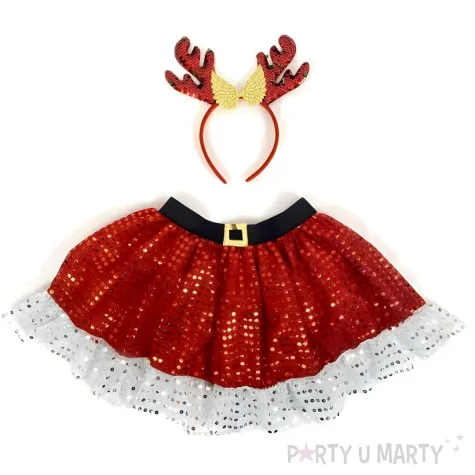 stroj dla dzieci renifer opaska i spodniczka kraszek rozm uniw