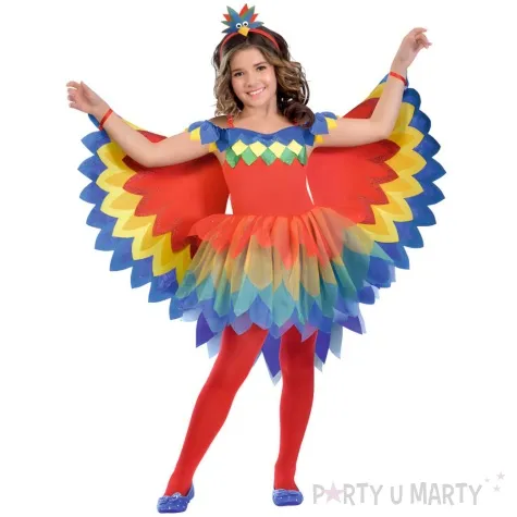 stroj dla dzieci roztanczona papuga amscan rozm 146 152 cm