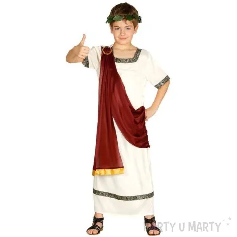 stroj dla dzieci rzymianin cezar guirca rozm 140 152 cm