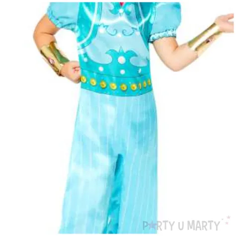 stroj dla dzieci shimmer i shine blekitny amscan 104 116 cm