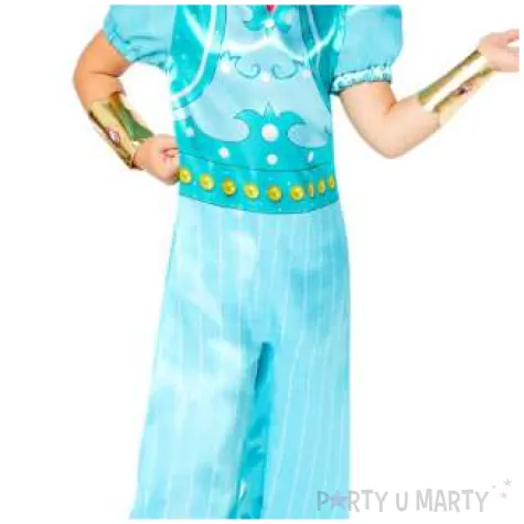 stroj dla dzieci shimmer i shine blekitny amscan 116 128 cm