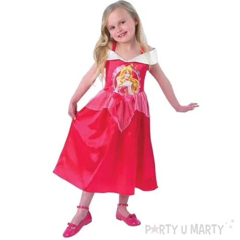 stroj dla dzieci spiaca krolewna classic rozowy rubies rozm 116 122 cm