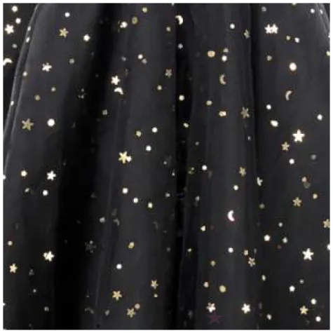 stroj dla dzieci spodniczka ksiezniczki czarna partydeco