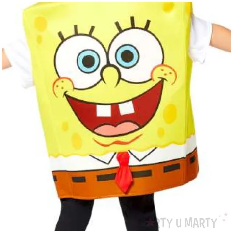 stroj dla dzieci spongebob kanciastoporty amscan rozm 98 122 cm