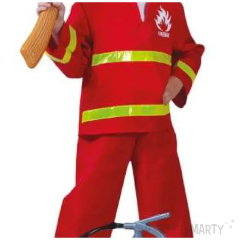 stroj dla dzieci strazak czerwony funny fashion 140 cm