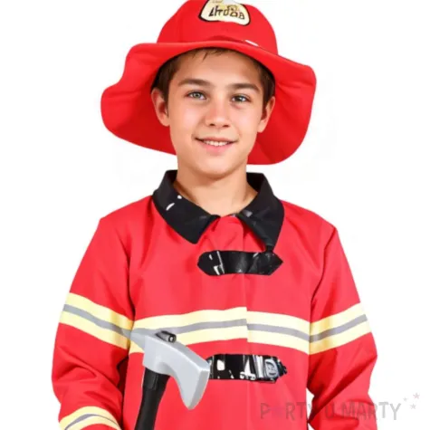 stroj dla dzieci strazak czerwony godan rozm 120 130