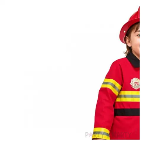 stroj dla dzieci strazak czerwony partydeco rozm 96 116 cm