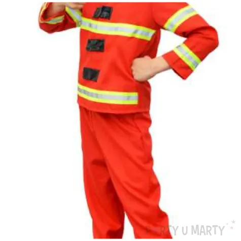 stroj dla dzieci strazak ok czerwony arpex rozm 120 130 cm