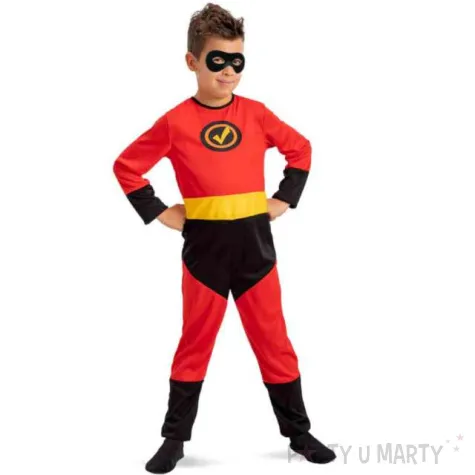 stroj dla dzieci superbohater czerwony carnival toys 122 128 cm