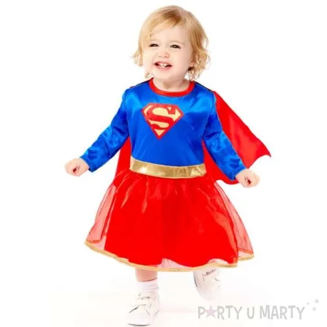 stroj dla dzieci supergirl classic dc amscan rozm 92 98