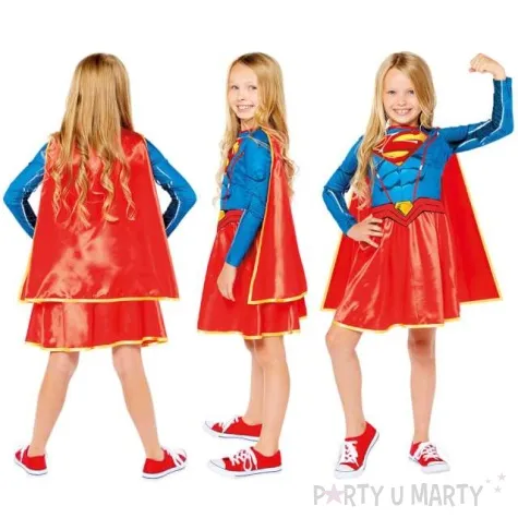 stroj dla dzieci supergirl eco dc amscan rozm 140 152