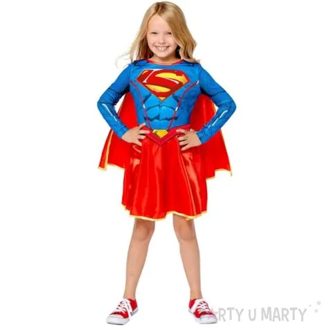 stroj dla dzieci supergirl eco dc amscan rozm 98 104