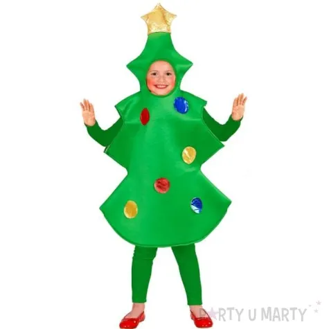 stroj dla dzieci swiateczna choinka widmann rozm 104 110 cm