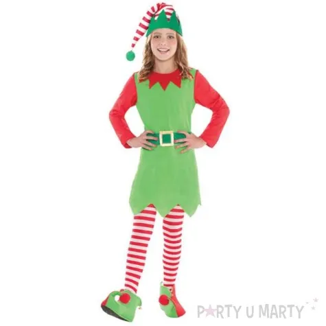 stroj dla dzieci swiateczna elfka amscan rozm 8 10 lat