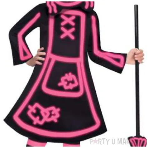 stroj dla dzieci swiecaca czarownica amscan 4 6 lat