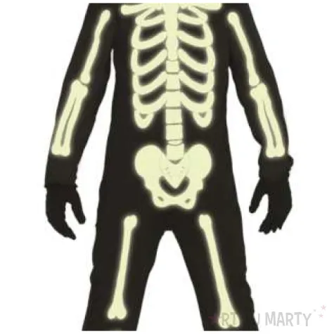 stroj dla dzieci swiecacy szkielet guirca rozm 3 4 lata