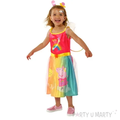 stroj dla dzieci swinka peppa sukienka amscan rozm 104 116 cm