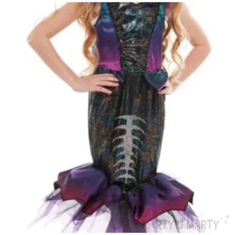 stroj dla dzieci syrena szkielet smiffys rozm 130 140 cm