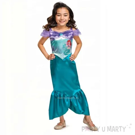 stroj dla dzieci syrenka ariel basic sukienka disguise 109 123 cm