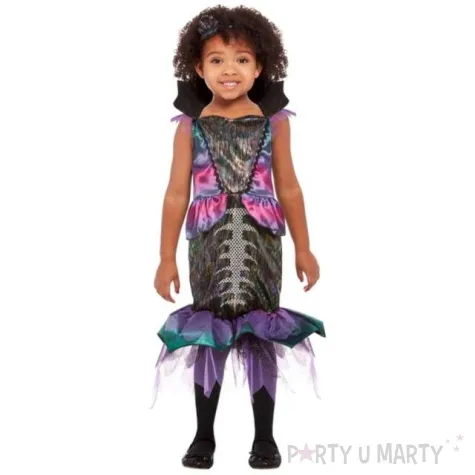 stroj dla dzieci syrenka szkielet kolorowy smiffys rozm 104 110 cm