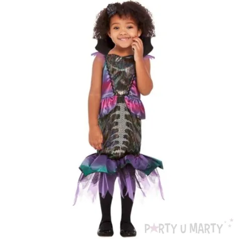 stroj dla dzieci syrenka szkielet kolorowy smiffys rozm 86 98 cm