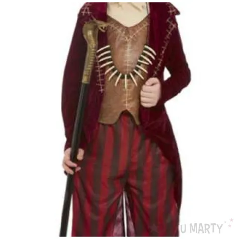 stroj dla dzieci szaman voodoo bordowy smiffys rozm 146 158 cm