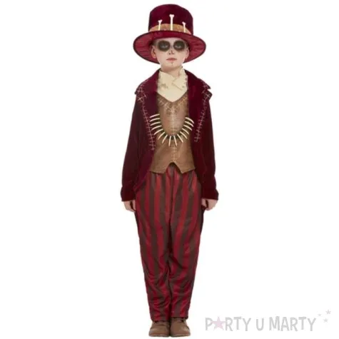 stroj dla dzieci szaman voodoo bordowy smiffys rozm 146 158 cm