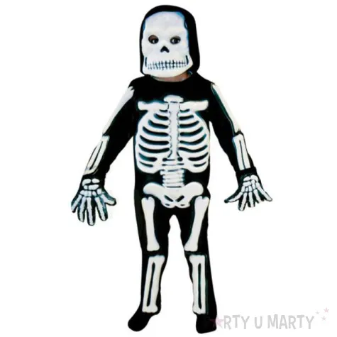 stroj dla dzieci szkielet 3d amscan rozm 98 110 cm