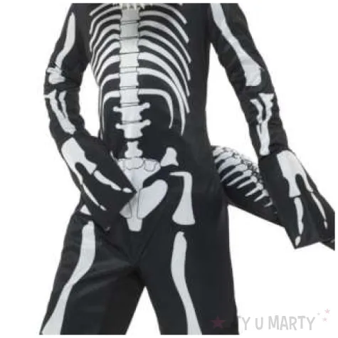 stroj dla dzieci szkielet dinozaur z ogonem smiffys rozm 130 140 cm