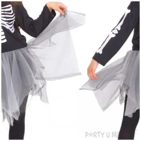 stroj dla dzieci szkielet kosciotrup w tutu partypal 130 140 cm