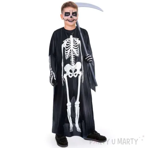 stroj dla dzieci szkielet poncho partypal rozm 104 cm