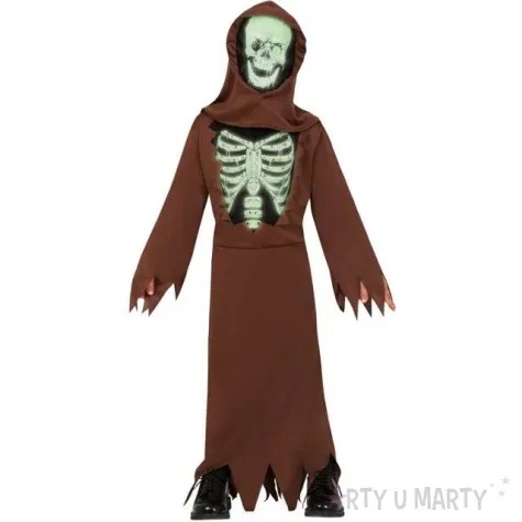 stroj dla dzieci szkielet zjawa brazowy guirca 7 9 lat