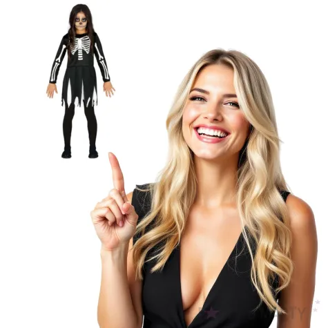 stroj dla dzieci szkieletorka guirca rozm 98 104 cm