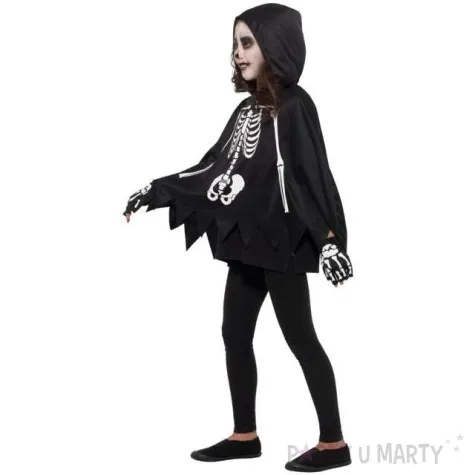 stroj dla dzieci szkieletorka poncho smiffys