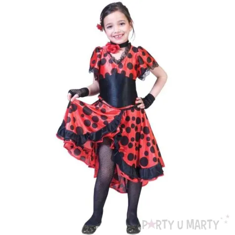stroj dla dzieci tancerka flamenco funny fashion rozm 128 cm