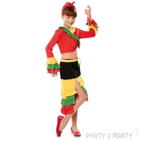 stroj dla dzieci tancerka rumba fyasa rozm 7 9 lat