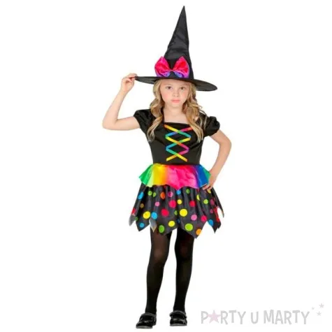 stroj dla dzieci teczowa czarownica mix widmann 2 3 lata