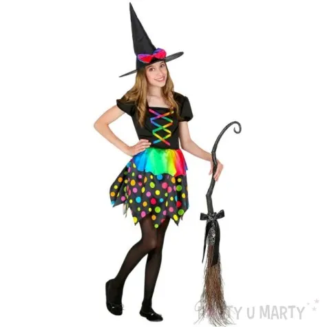 stroj dla dzieci teczowa czarownica mix widmann 4 5 lat