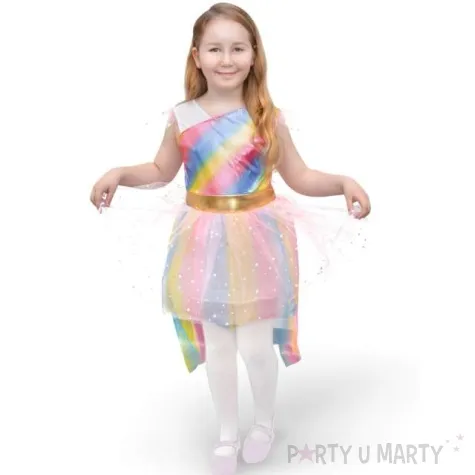 stroj dla dzieci teczowa ksiezniczka arpex rozm 130 140 cm