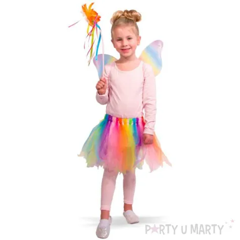 stroj dla dzieci teczowa wrozka folat 116 134 cm