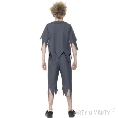 stroj dla dzieci uczen zombie szary smiffys rozm 130 140 cm